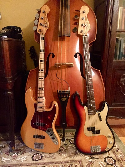 Arthur Neilson "1971 Fender Jazz bass & 1995 Fender Precision bass "