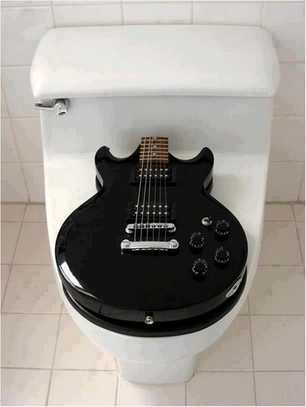 Guitar Toilet Seat