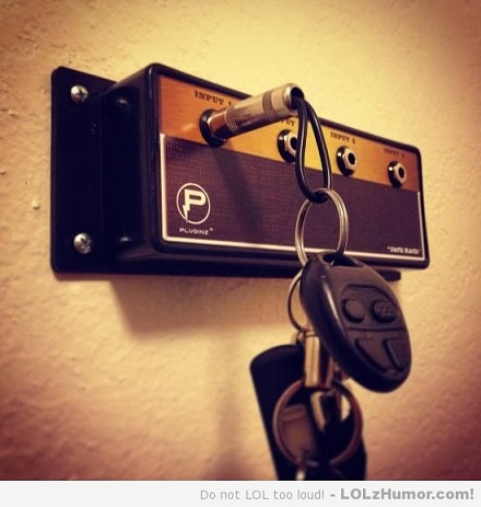 Hang Your Keys Like a Rock Star!
