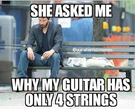 Only four strings