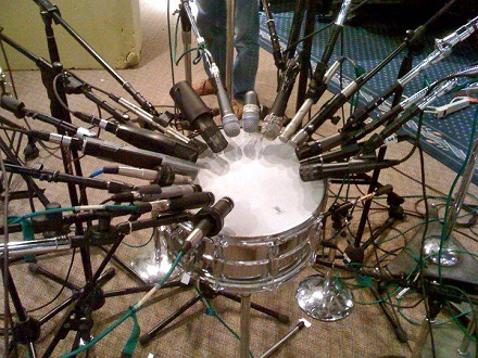 Over mic'd drum