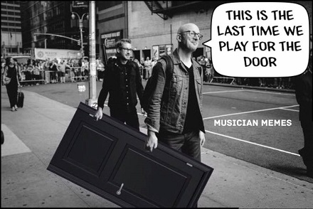 Playing for the door