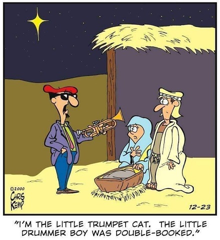 The little trumpet cat