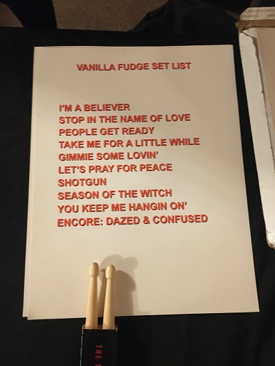 Vanilla Fudge Setlist 04/29/22