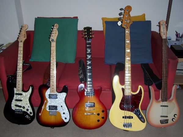 Guitars and Bases